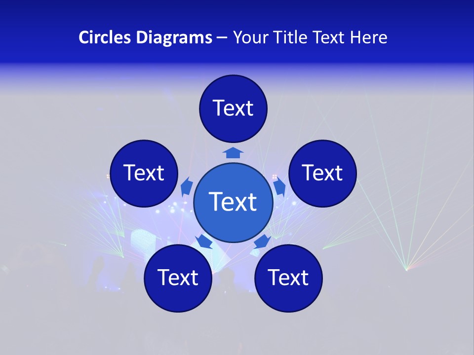 Star Act Silhouette PowerPoint Template