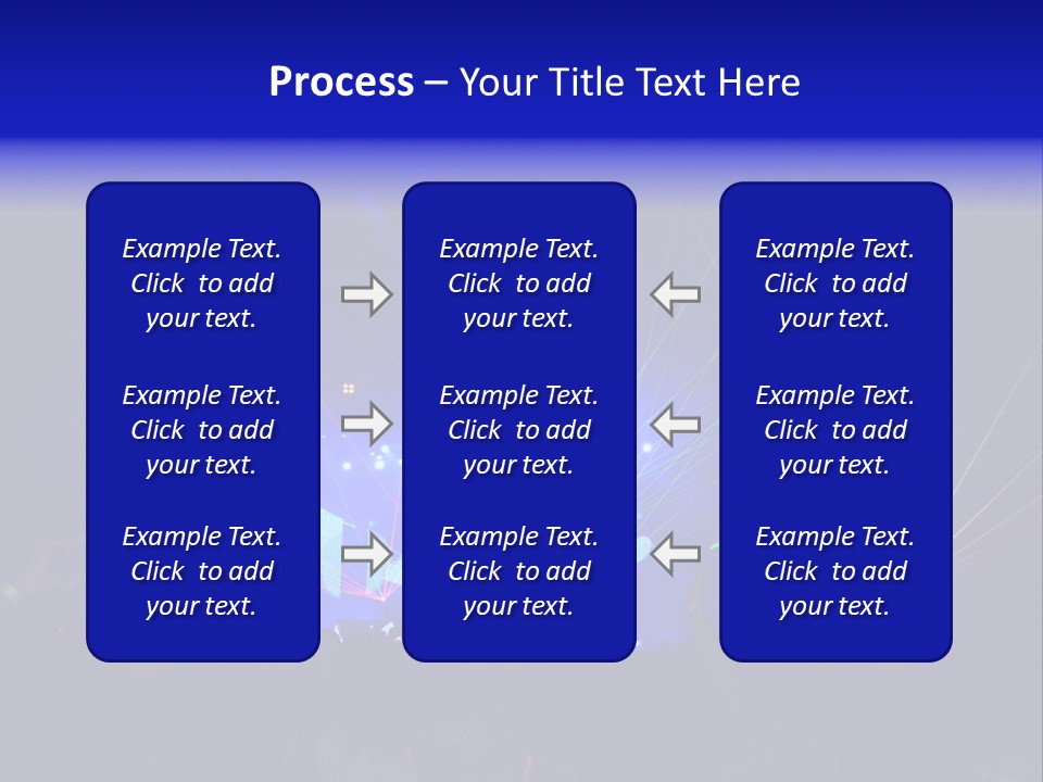 Star Act Silhouette PowerPoint Template