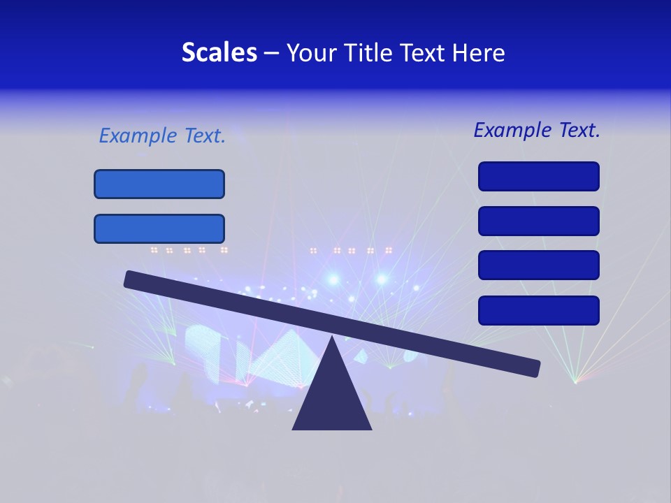 Star Act Silhouette PowerPoint Template