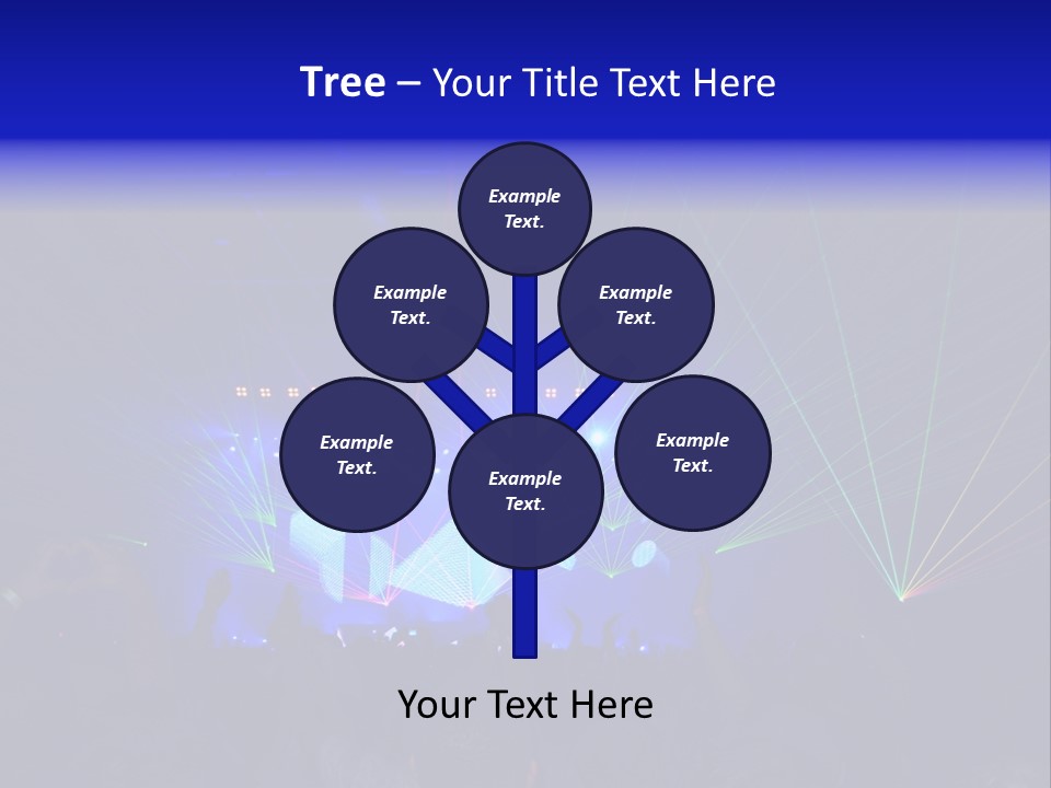 Star Act Silhouette PowerPoint Template