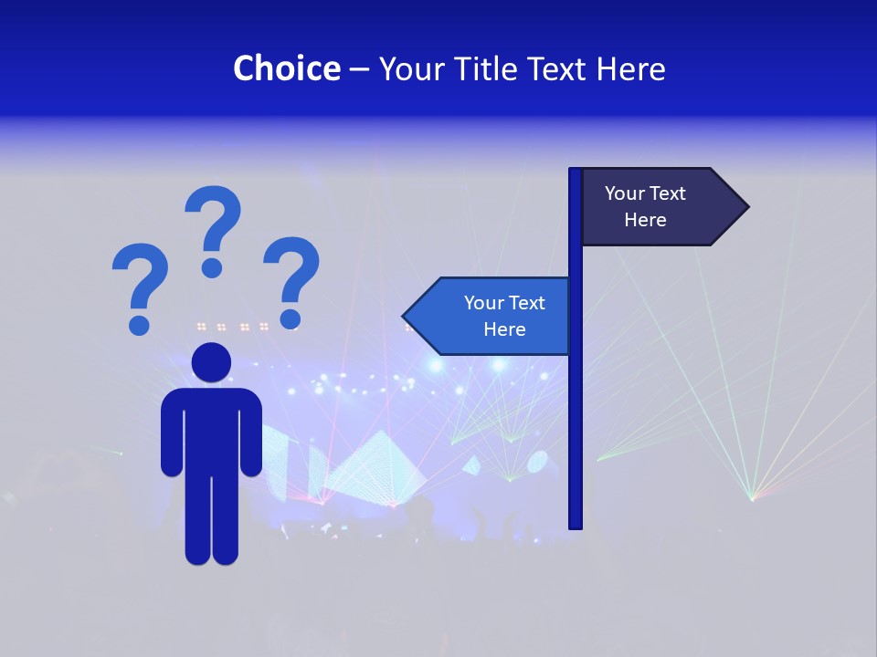 Star Act Silhouette PowerPoint Template