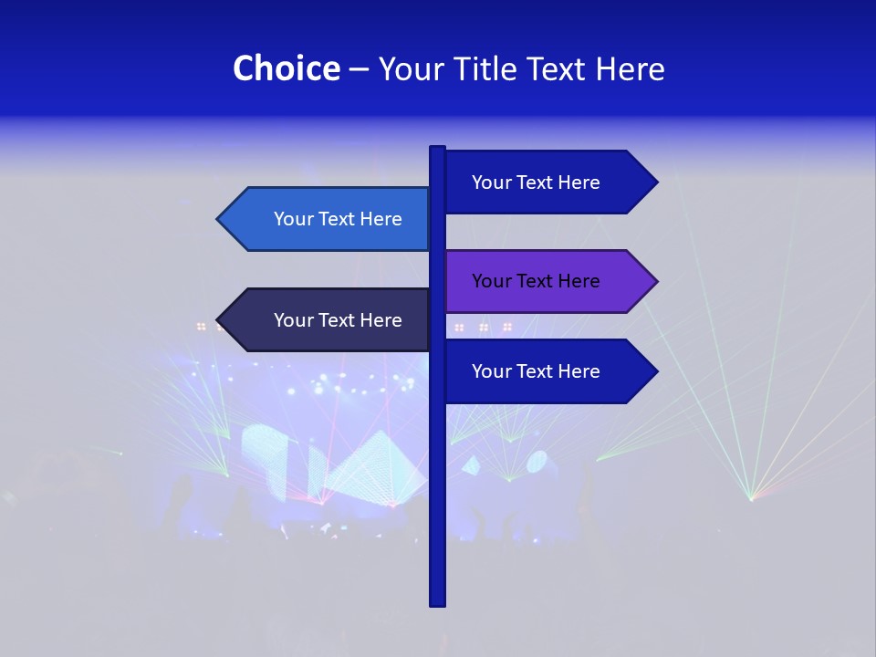 Star Act Silhouette PowerPoint Template
