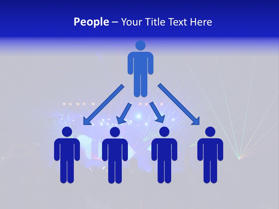 Star Act Silhouette PowerPoint Template