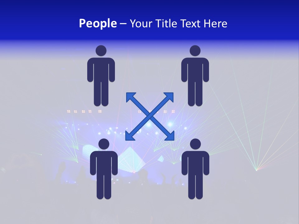 Star Act Silhouette PowerPoint Template