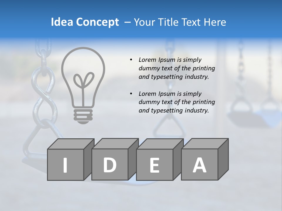 Child Face Play PowerPoint Template