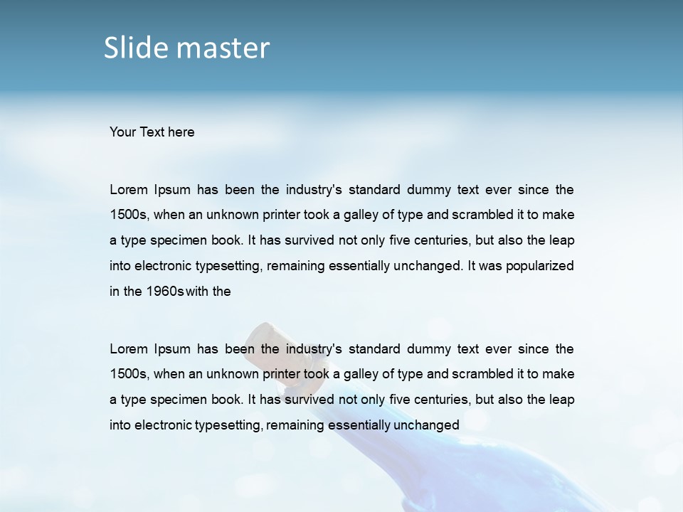 Desert Ancient Wish PowerPoint Template