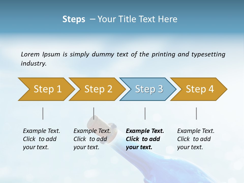 Desert Ancient Wish PowerPoint Template