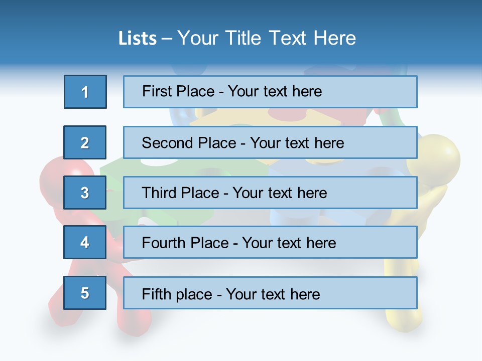 A Group Of People Standing Around A Puzzle Piece PowerPoint Template