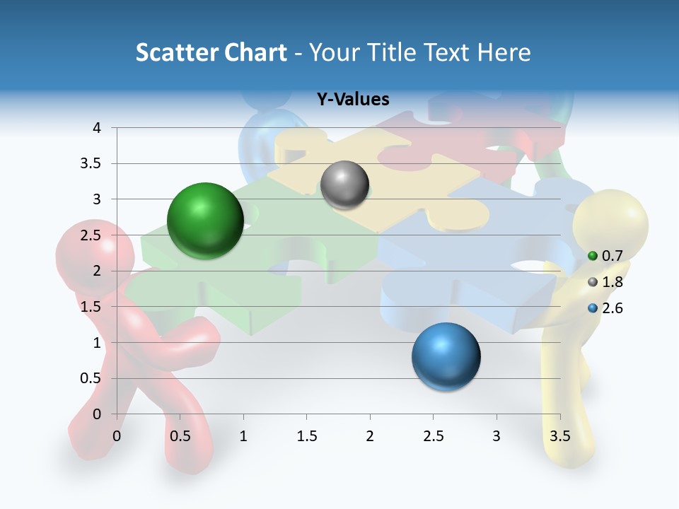 A Group Of People Standing Around A Puzzle Piece PowerPoint Template
