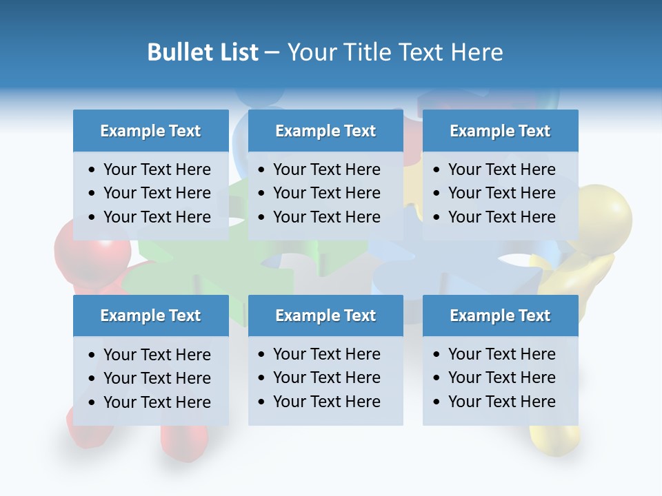 A Group Of People Standing Around A Puzzle Piece PowerPoint Template