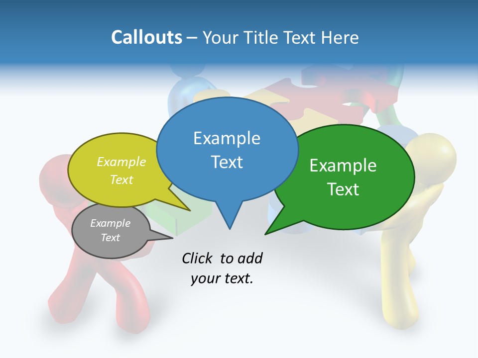 A Group Of People Standing Around A Puzzle Piece PowerPoint Template