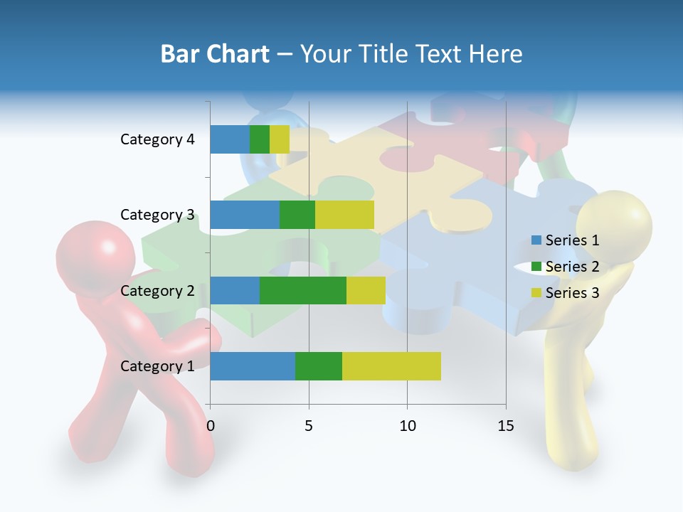 A Group Of People Standing Around A Puzzle Piece PowerPoint Template