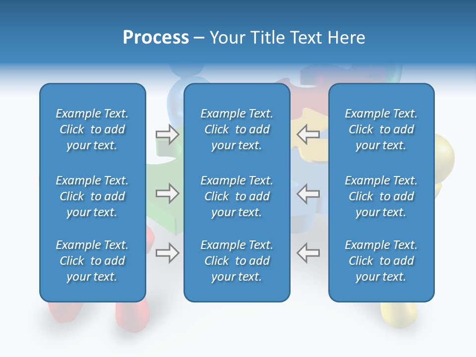 A Group Of People Standing Around A Puzzle Piece PowerPoint Template