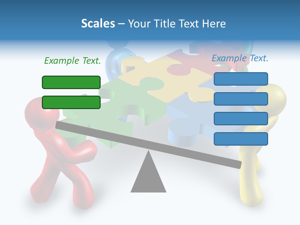 A Group Of People Standing Around A Puzzle Piece PowerPoint Template