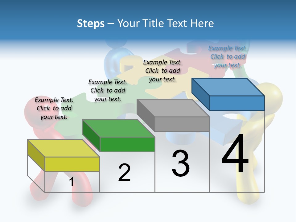 A Group Of People Standing Around A Puzzle Piece PowerPoint Template