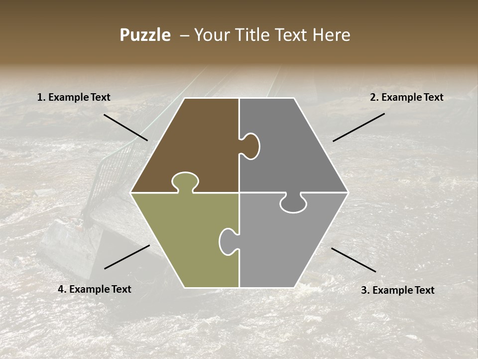 Costs Water Stream PowerPoint Template
