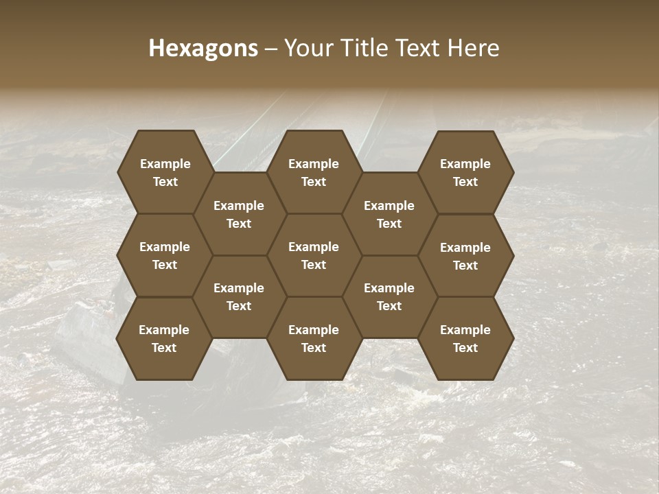 Costs Water Stream PowerPoint Template