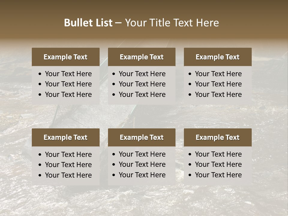 Costs Water Stream PowerPoint Template