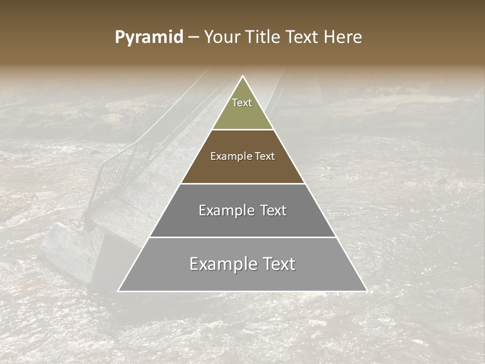 Costs Water Stream PowerPoint Template
