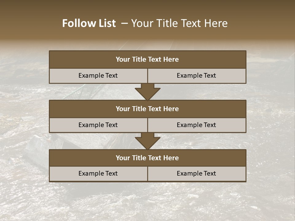 Costs Water Stream PowerPoint Template