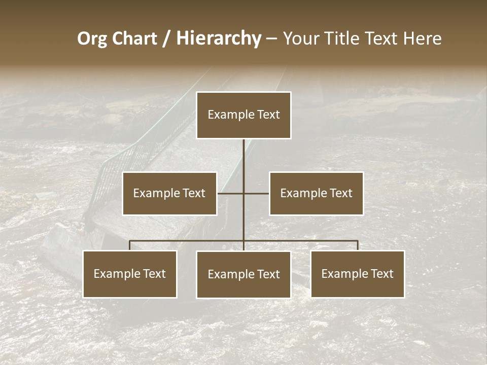 Costs Water Stream PowerPoint Template