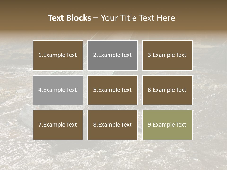Costs Water Stream PowerPoint Template