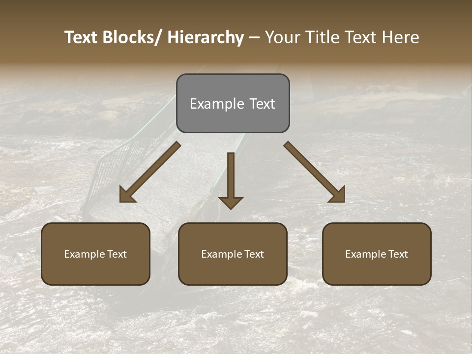 Costs Water Stream PowerPoint Template