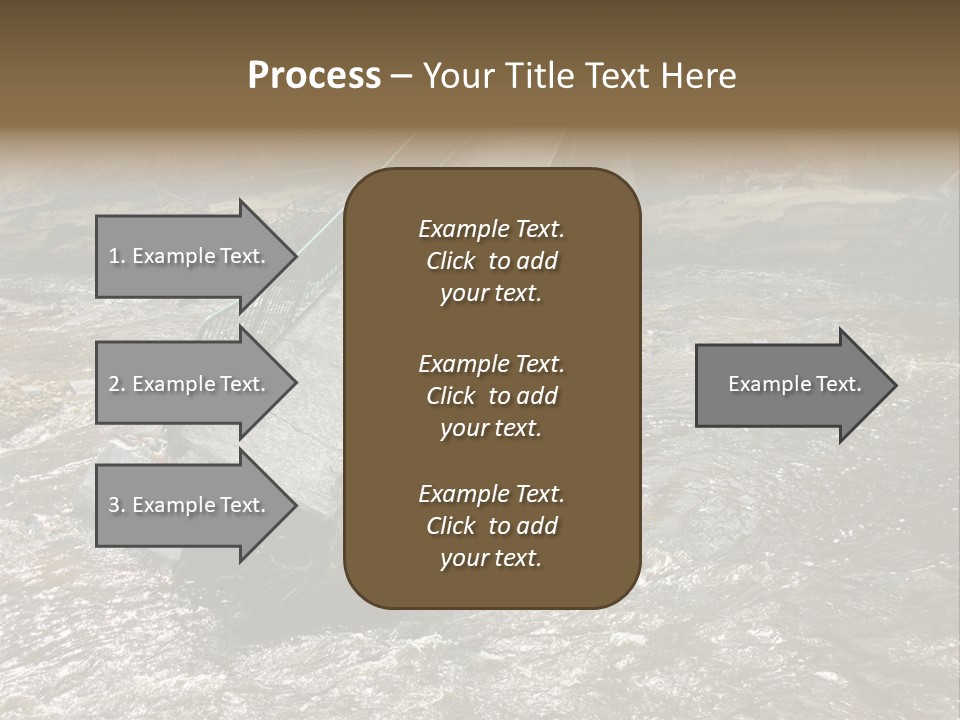 Costs Water Stream PowerPoint Template