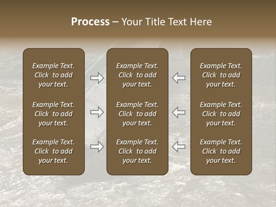 Costs Water Stream PowerPoint Template