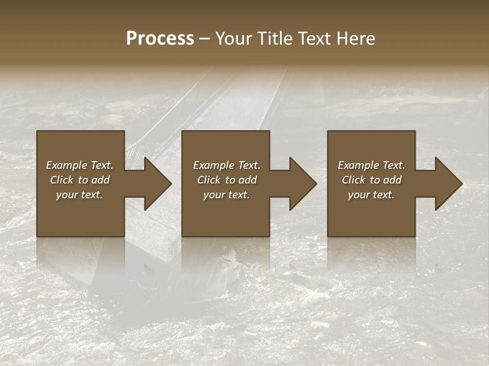 Costs Water Stream PowerPoint Template