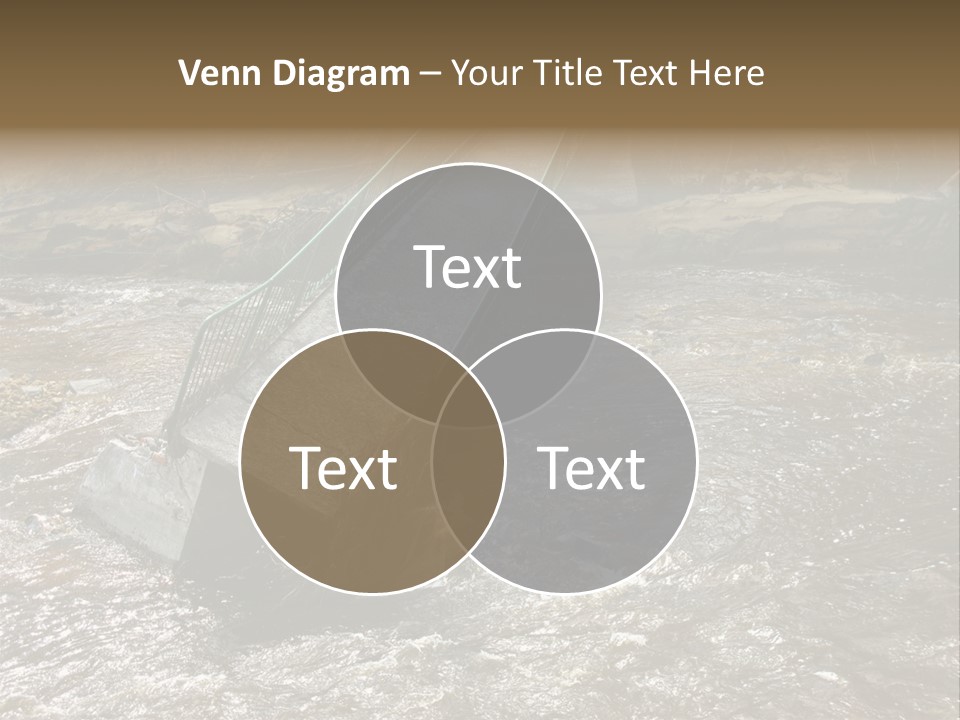 Costs Water Stream PowerPoint Template