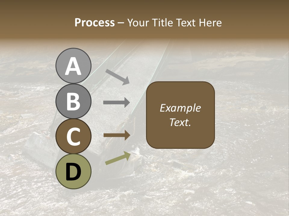 Costs Water Stream PowerPoint Template