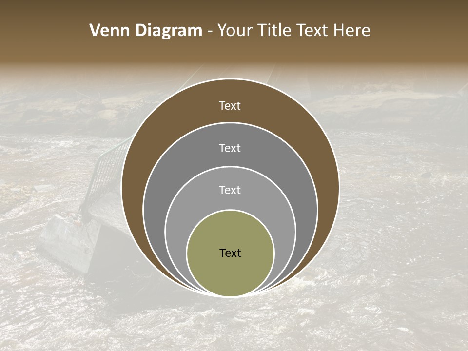 Costs Water Stream PowerPoint Template