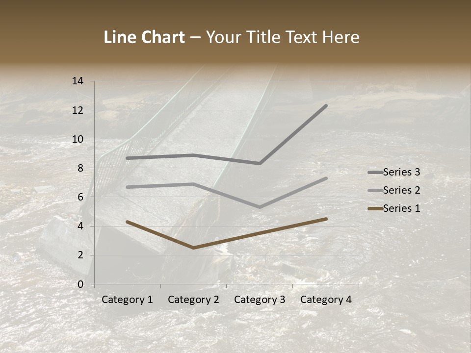 Costs Water Stream PowerPoint Template