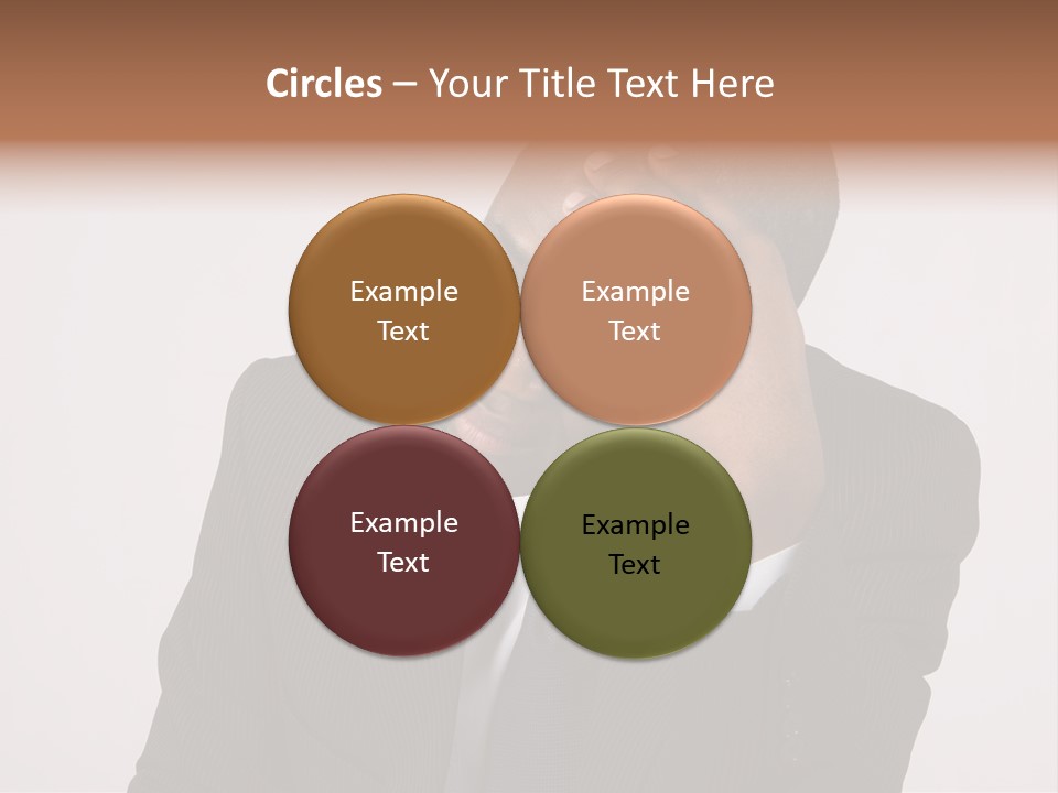 Men Headache White PowerPoint Template