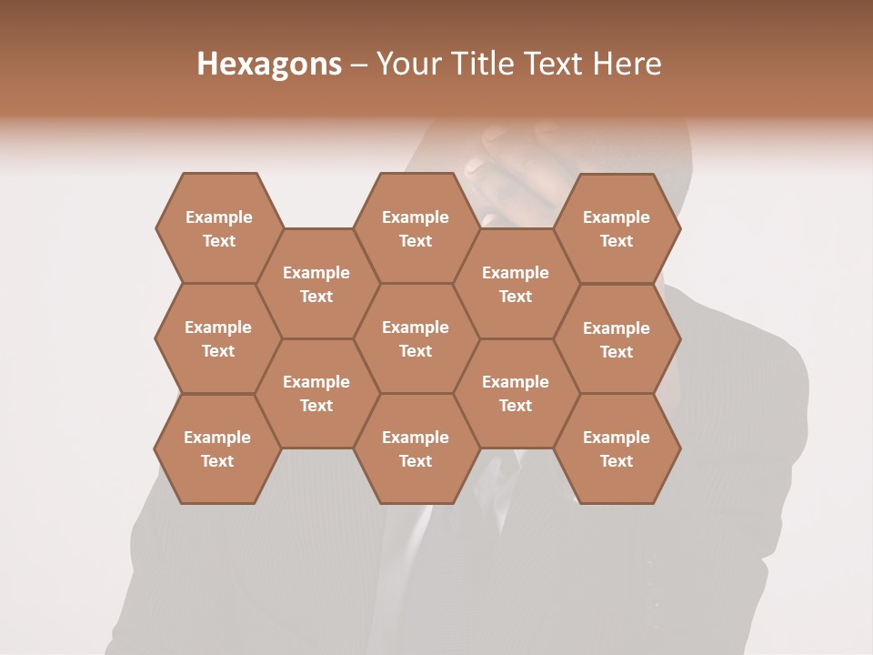 Men Headache White PowerPoint Template