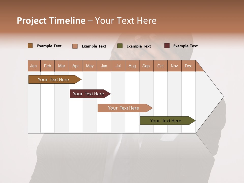 Men Headache White PowerPoint Template