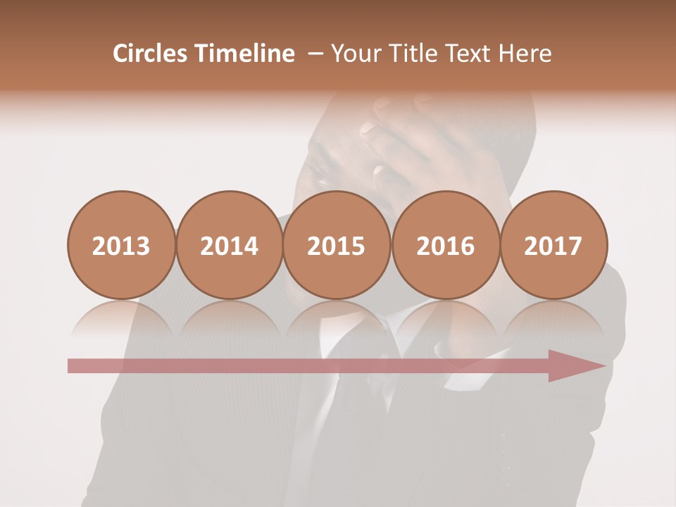 Men Headache White PowerPoint Template