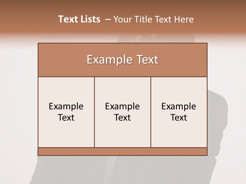 Men Headache White PowerPoint Template