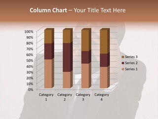 Men Headache White PowerPoint Template