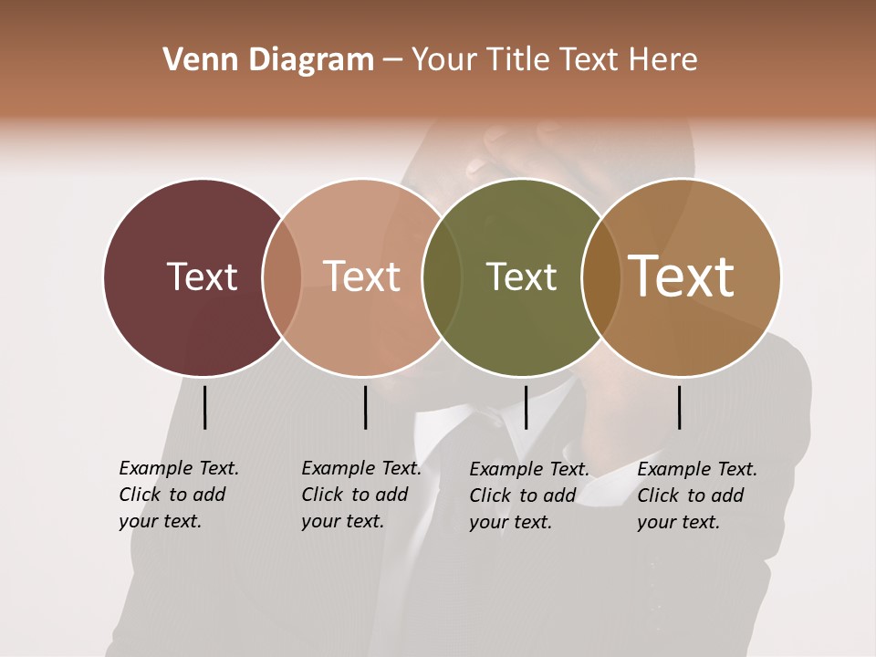 Men Headache White PowerPoint Template