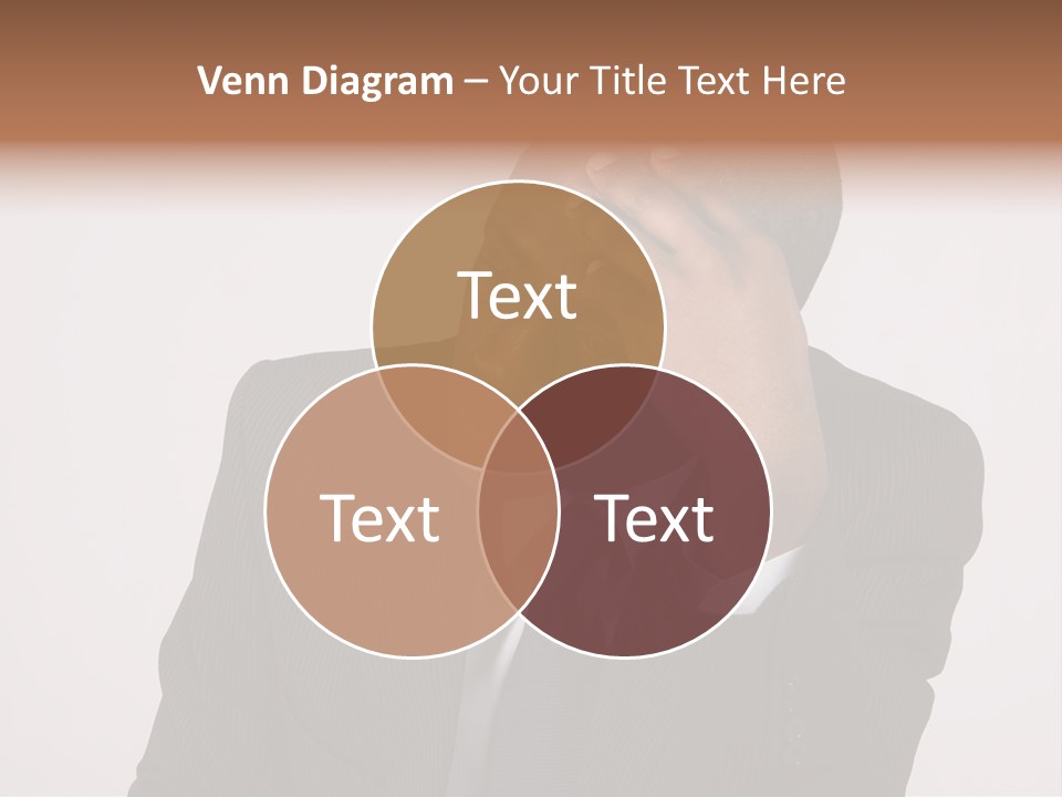 Men Headache White PowerPoint Template