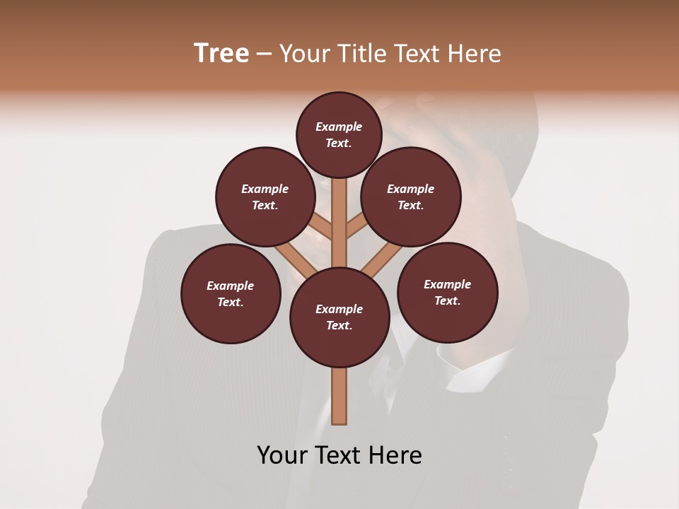 Men Headache White PowerPoint Template