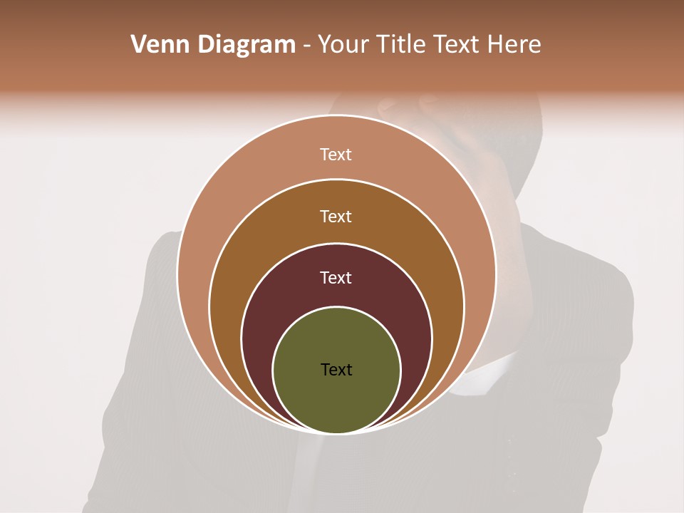 Men Headache White PowerPoint Template