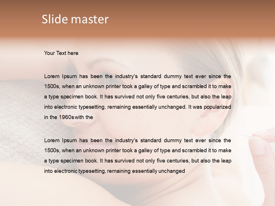 Relaxation Lifestyle Background PowerPoint Template