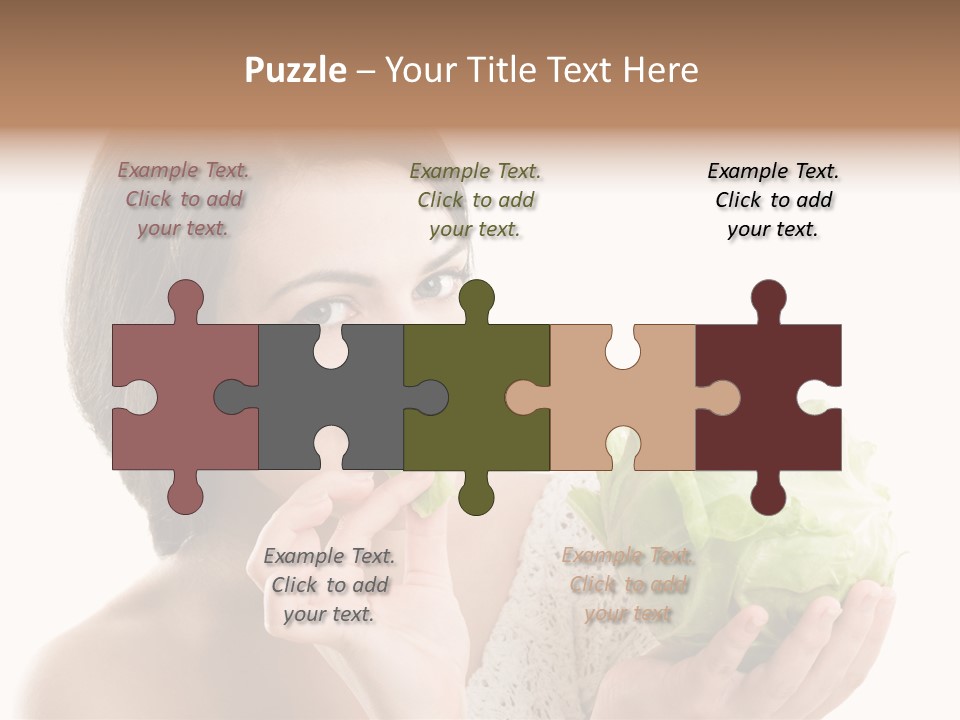 Face Nutrition Organic PowerPoint Template