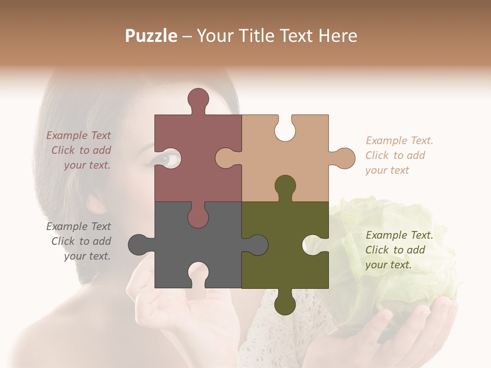 Face Nutrition Organic PowerPoint Template