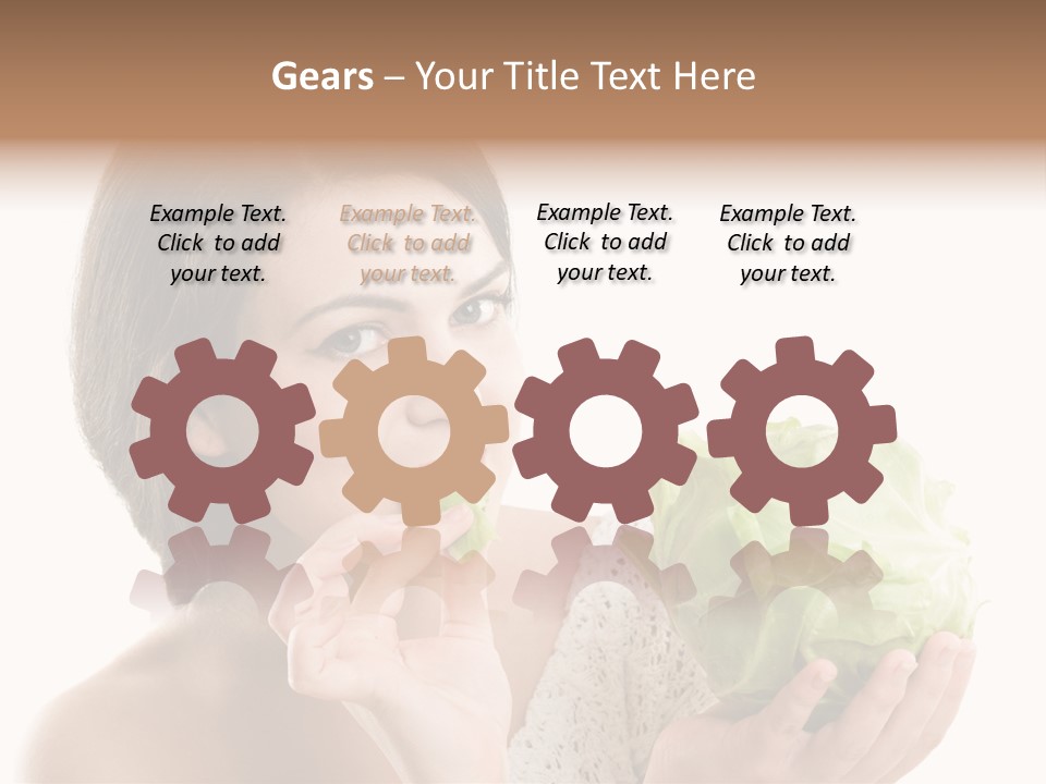 Face Nutrition Organic PowerPoint Template