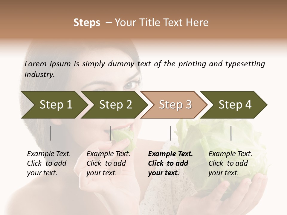 Face Nutrition Organic PowerPoint Template