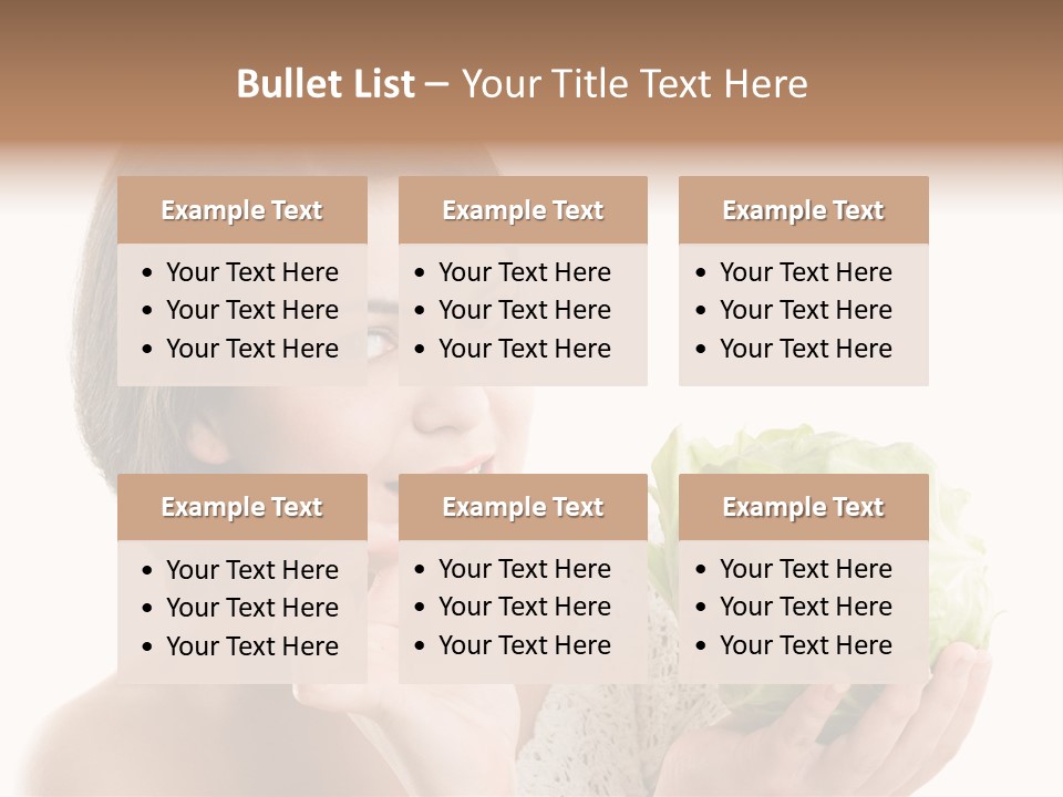 Face Nutrition Organic PowerPoint Template
